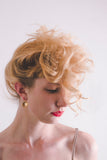 Concave Earrings - Tulle, Swoopy